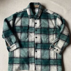 Closed, wool jacket with lining, oversized fit